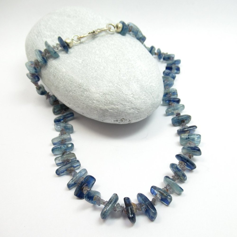 Kyanite and Tanzanite Necklace